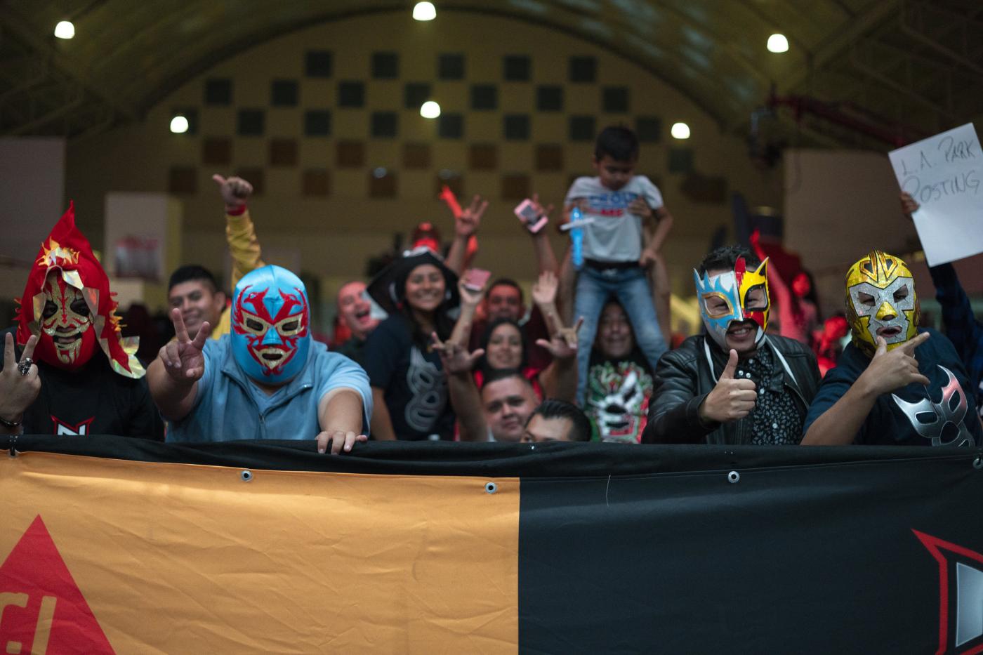 Los niños en Nación Lucha Libre